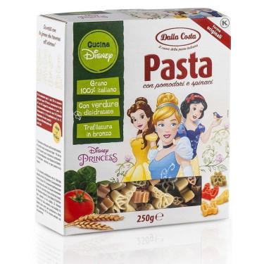 Макарони "DALLA COSTA" Disney Princess, 250г, Італія