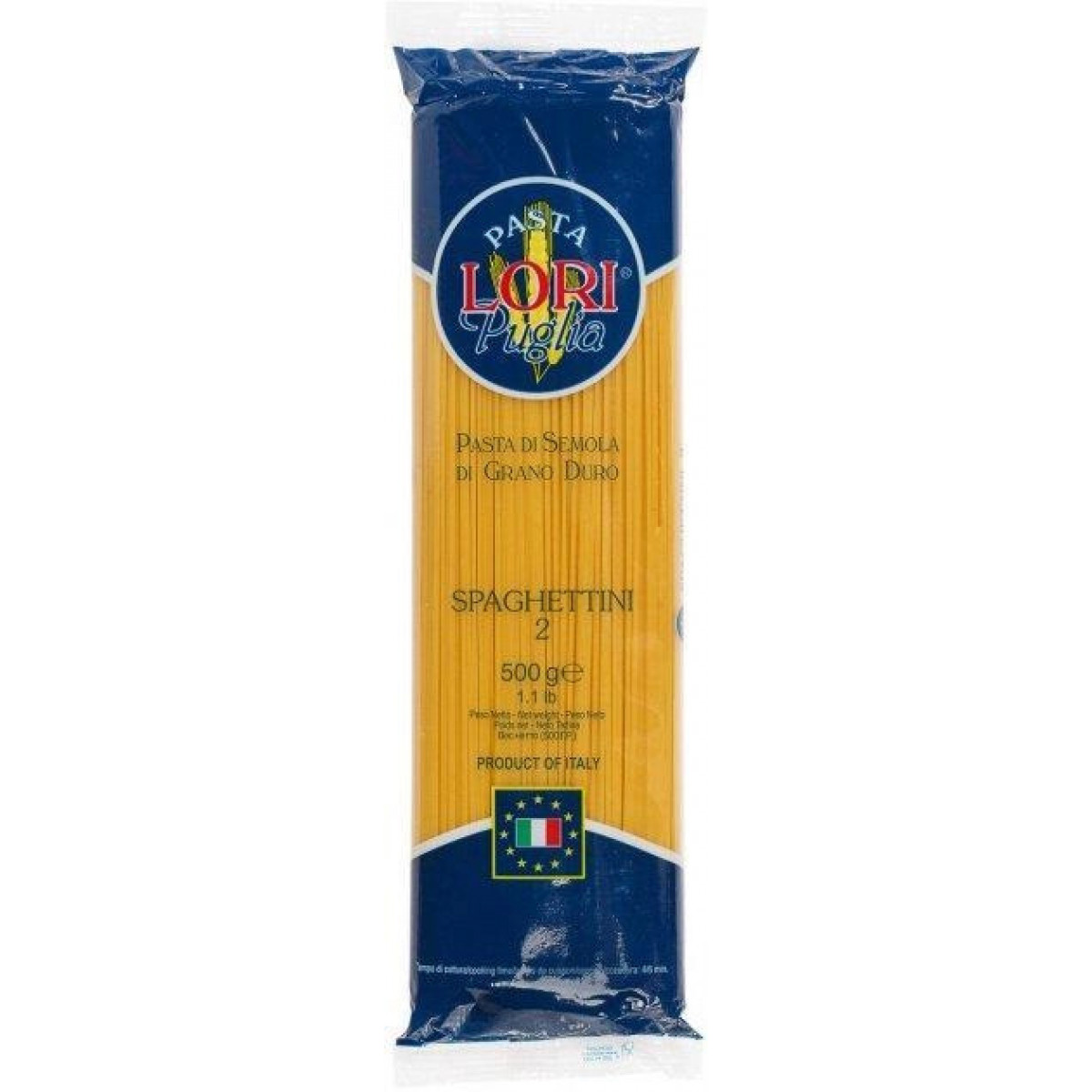 Макарони "Pasta Lori" 2 SPAGHETTINI, 500г, Італія