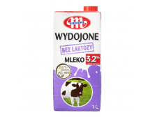 Молоко "Mlekovita" без лактози 3.2%, 1л, Польща