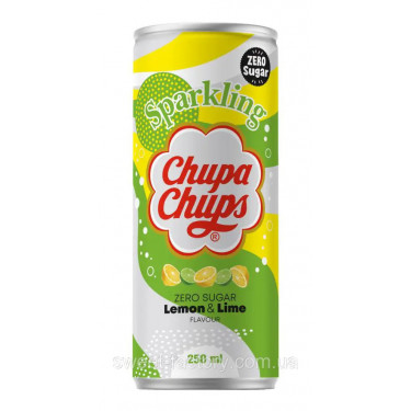Напій "Chupa Chups" Lemon&Lime(без цукру), 0.25л, Іспанія