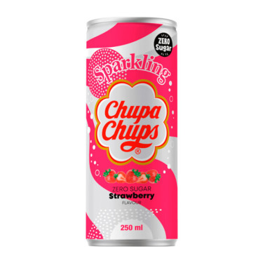 Напій "Chupa Chups" Strawberry(без цукру), 0.25л, Іспанія