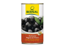 Оливки "Bernal" чорні без кістки ЖБ, 350г, Іспанія