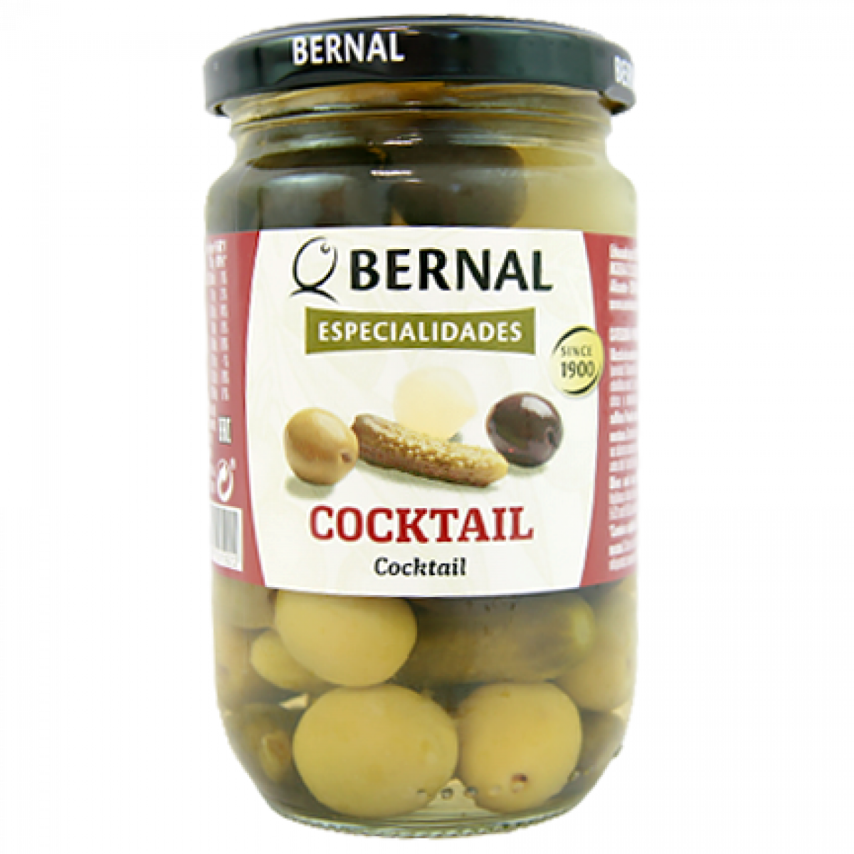Оливки "Bernal" коктейл, 300г, Іспанія