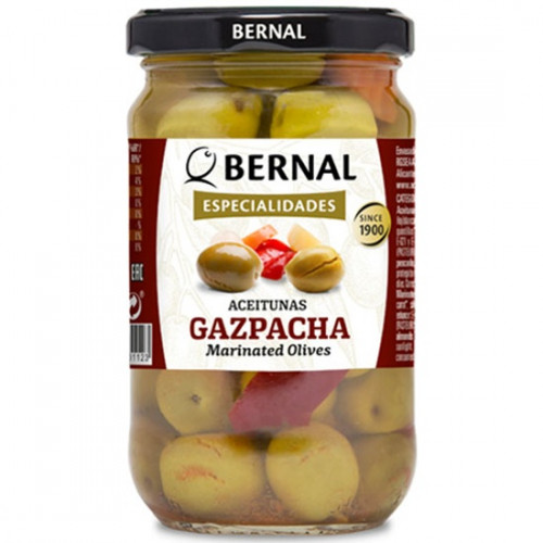 Оливки "Bernal" мариновані Gaspacha, 300г