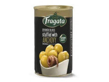 Оливки "Fragata"  зелені з анчоусами, 350г