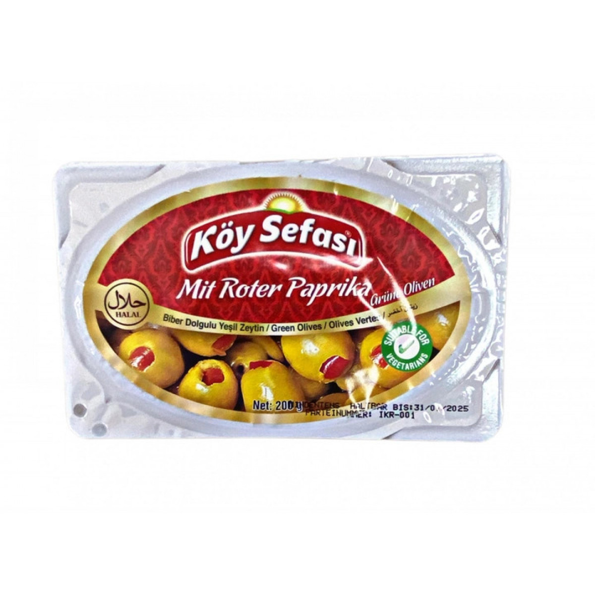 Оливки "Koy Sefasi" з перцем, 200г, Туреччина