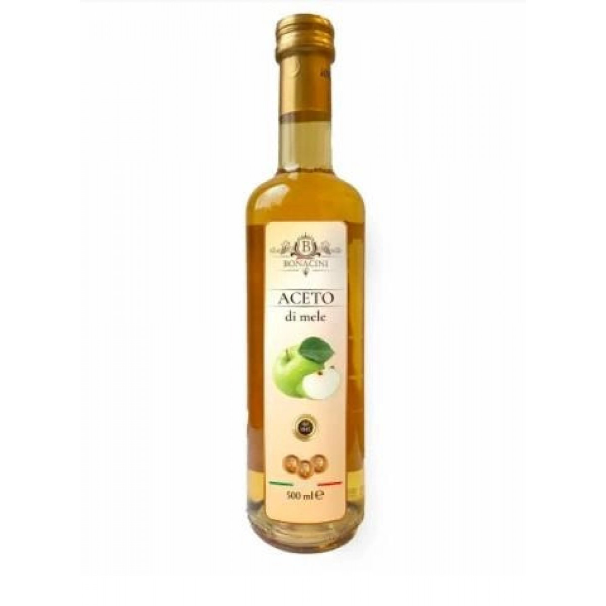 Оцет "Bonacini" Яблучний, 0.5л, Італія