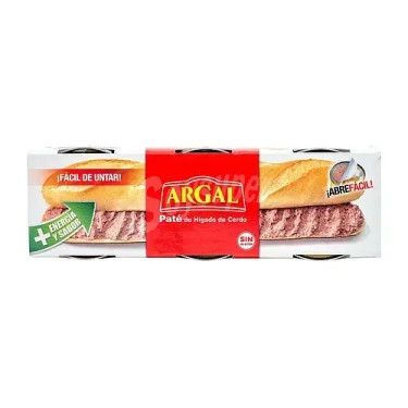 Паштет "Argal" Grueso 3*80г, Іспанія