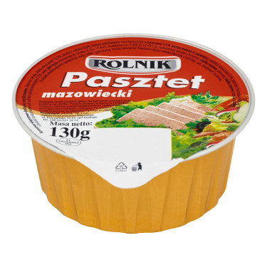 Паштет "Rolnik" мазовецький , 130г, Польща
