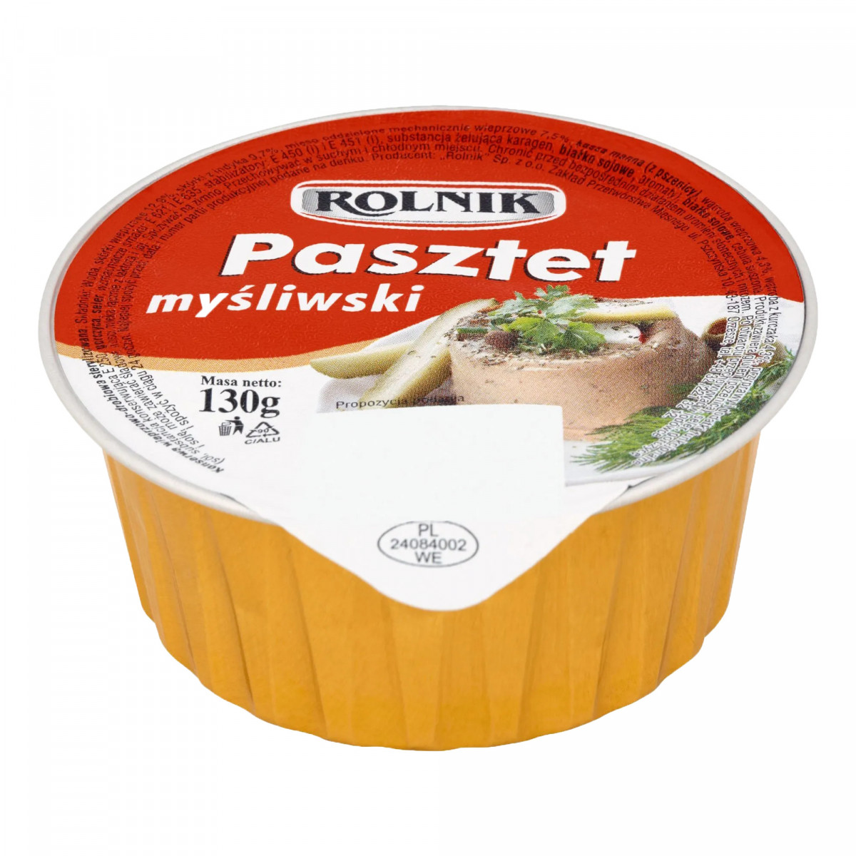 Паштет "Rolnik" мисливський , 130г, Польща