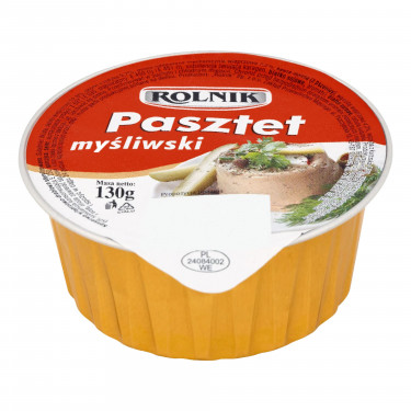 Паштет "Rolnik" мисливський , 130г, Польща