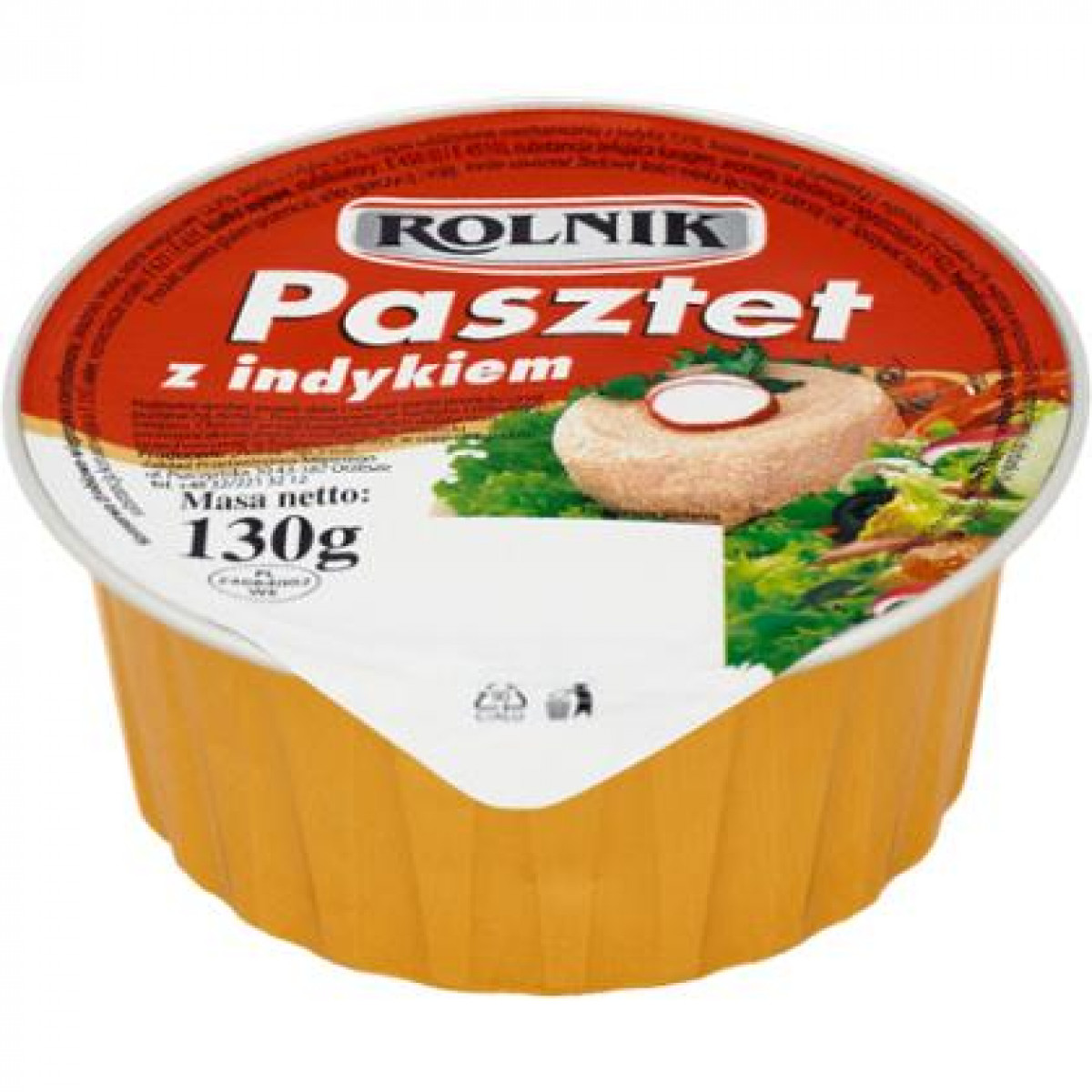 Паштет "Rolnik" з індички, 130г, Польща