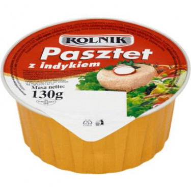 Паштет "Rolnik" з індички, 130г, Польща