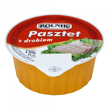 Паштет "Rolnik" з птиці, 130г, Польща
