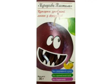 Пастила "Кучерява" яблуко, банан та слива, 30г, Україна