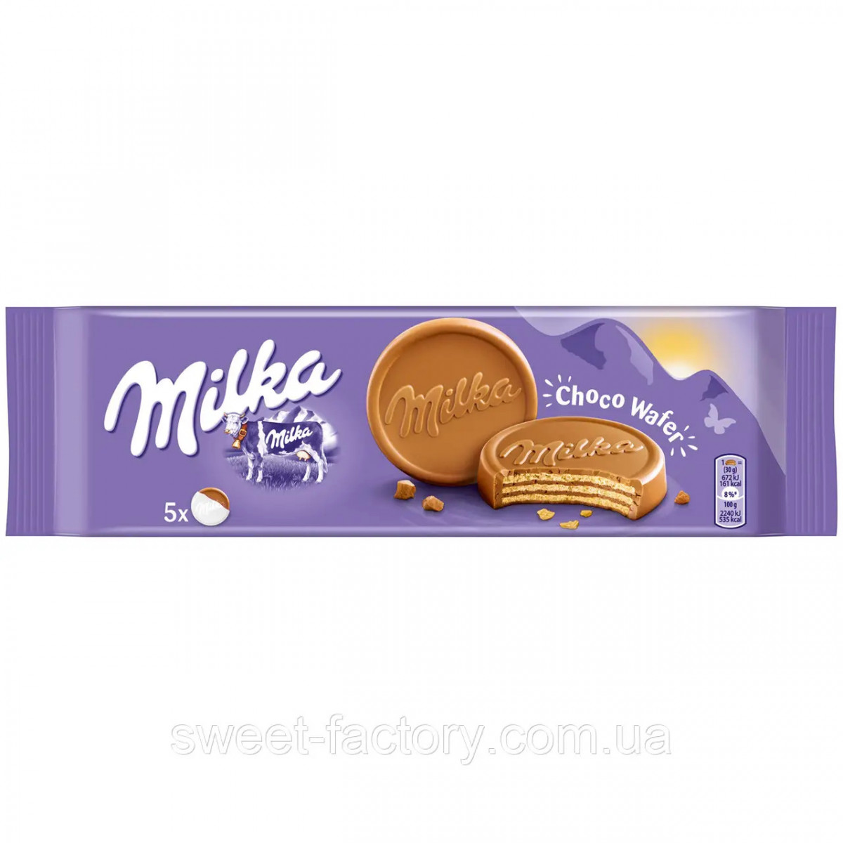 Печево "Milka" Choco Wafer, 180g, Швейцарія