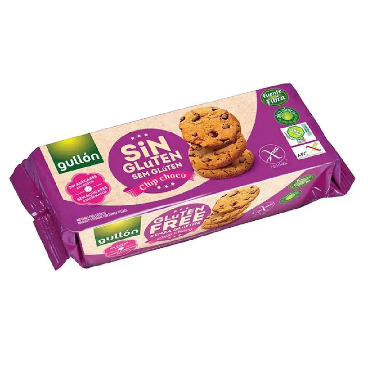 Печиво "GULLON" без глютену, ChipChoco, 130г, Іспанія
