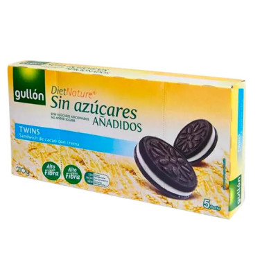 Печиво "GULLON" без цукру Diet Nature сендвіч з какао, 210г, Іспанія