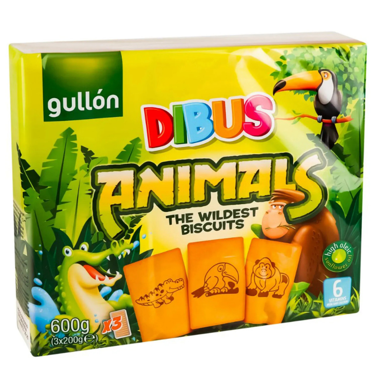 Печиво "GULLON" DIBUS Animals, 600г, Іспанія