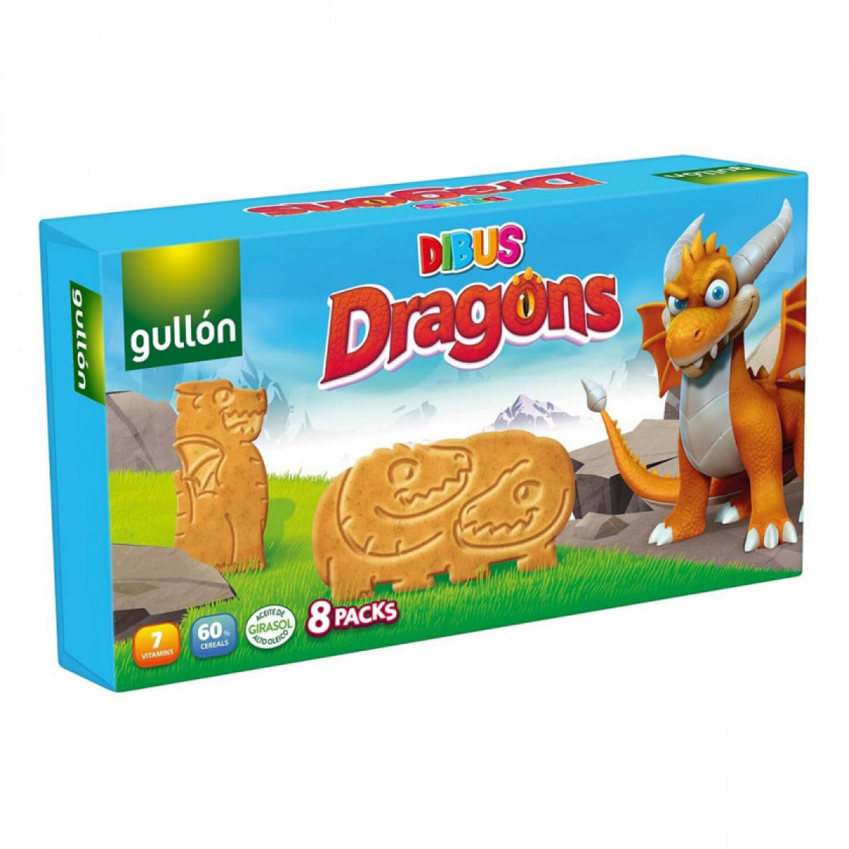 Печиво "GULLON" DIBUS Dragons, 300г, Іспанія