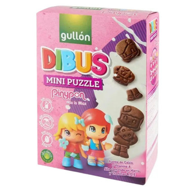 Печиво "GULLON" Dibus PinyPon, mini, 250г, Іспанія