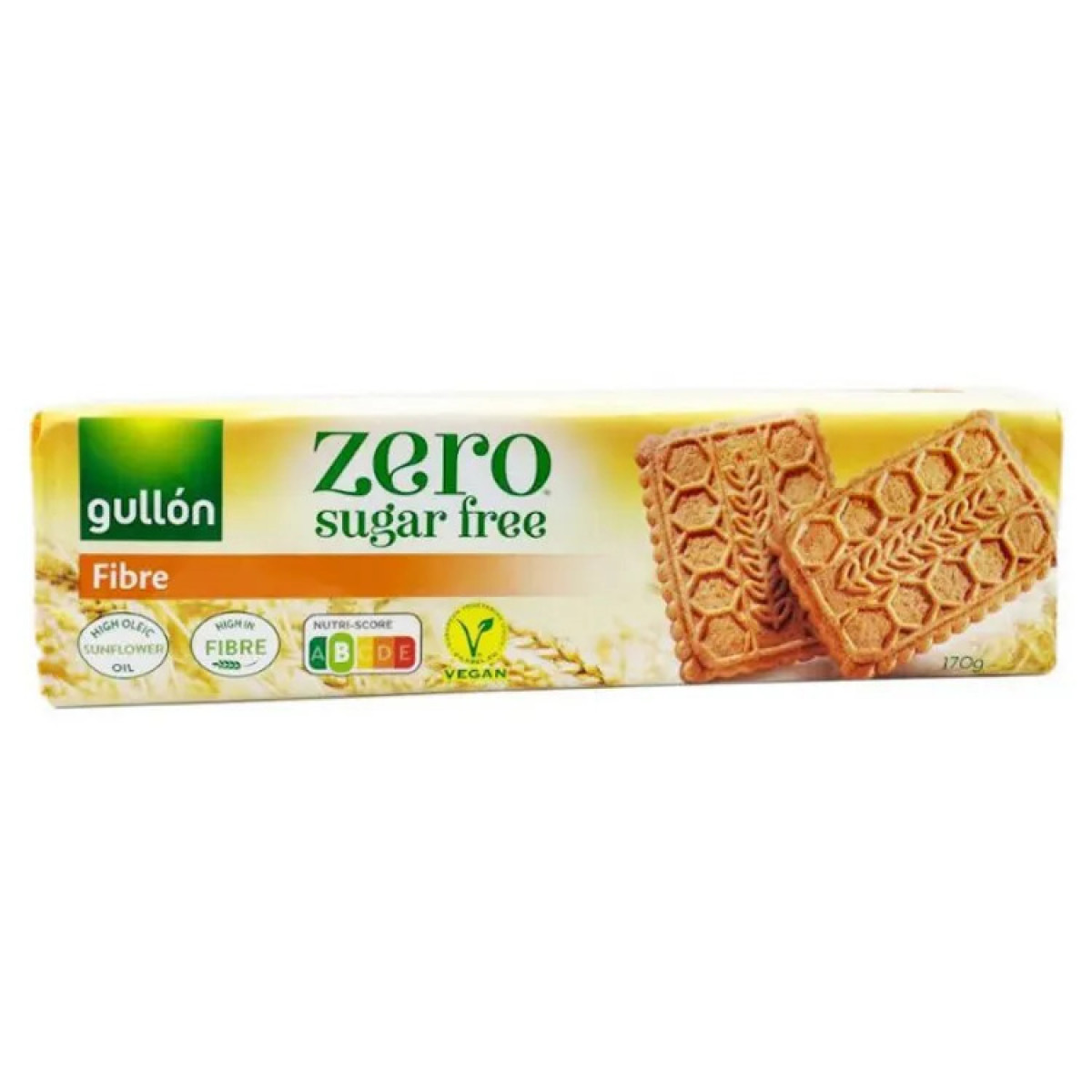 Печиво "GULLON" Diet Nature - Fibra без цукру вівсяне, 170г, Іспанія