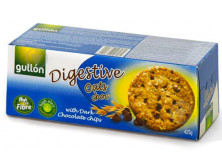 Печиво "GULLON" Digestive вівсяне з шоколадними крихтами, 425г