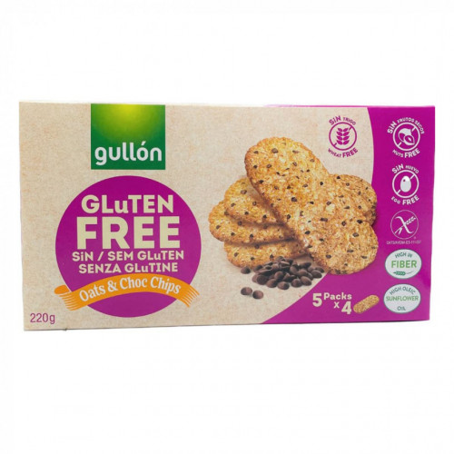 Печиво "Gullon" вівсяне Desayuno Choc-Chips, 220г