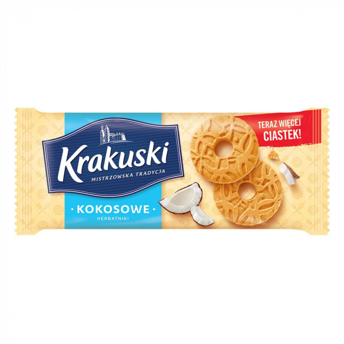 Печиво "Krakuski" кокосове, 168г, Польща