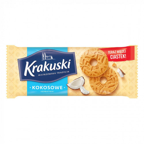 Печиво "Krakuski" кокосове, 168г