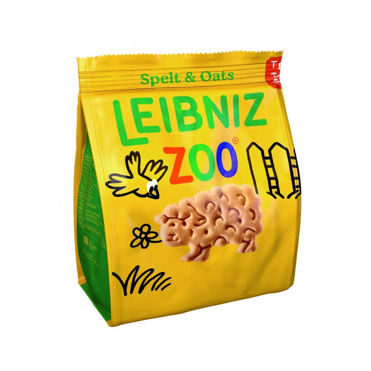 Печиво "Leibniz" ZOO спельта овес, 100г, Німеччина