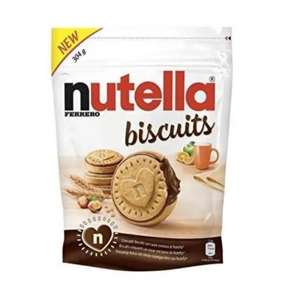 Печиво "Nutella" Biscuti, 304g, Італія