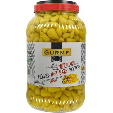 Перець "Gurme" гострий маринований Baby, 370г, Туреччина