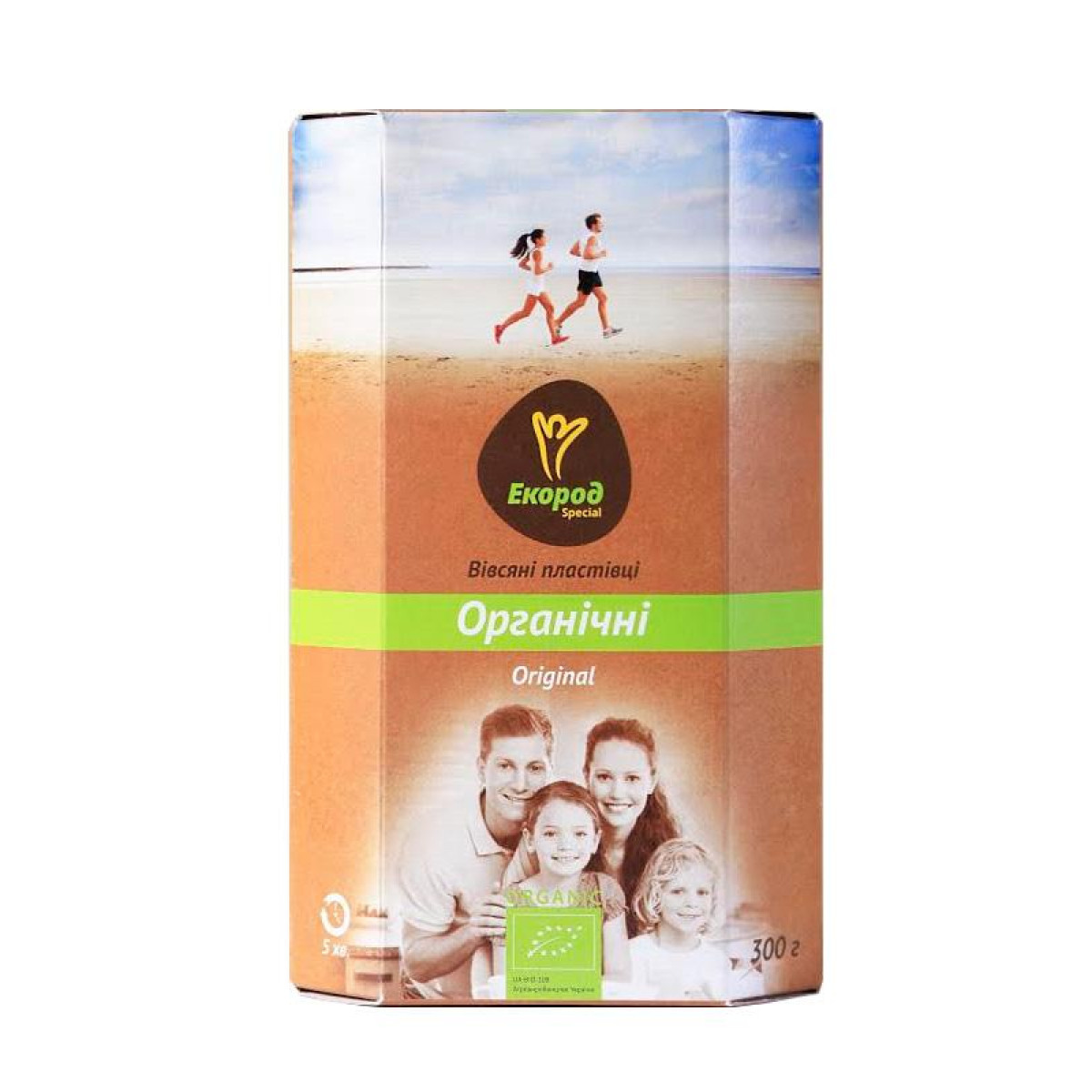 Пластівці "Екород" вівсяні original, 300г, Україна