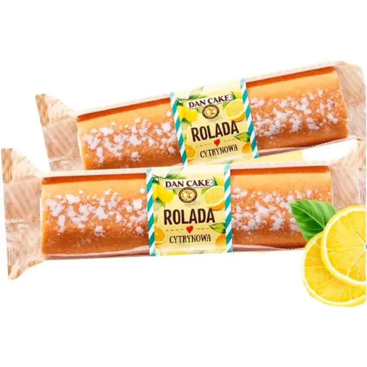 Рулет "DanCake" лимонний, 400г, Польща