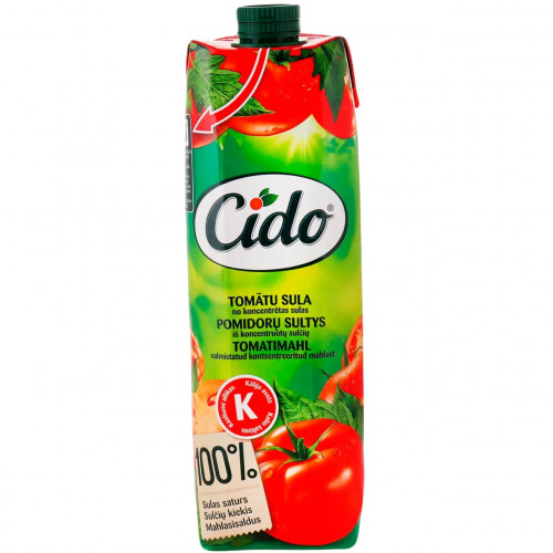 Сік томатний 100%"CIDO" 1л.