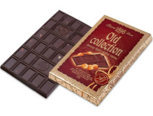 Шоколад "Biscuit Chocolate" OLD Collection гіркий з лісовим горіхом, 200г, Україна