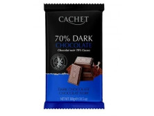 Шоколад "Cachet" чорний 70% какао, 300 г