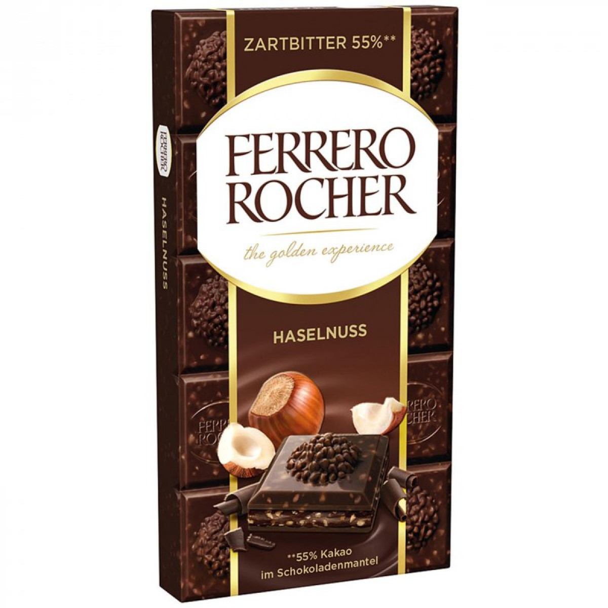 Шоколад "Ferrero" Haselnuss zartbitter 55%, 90г, Італія