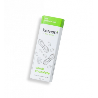 Шоколад "Корисні" Арахіс-Сіль, 25г, Україна