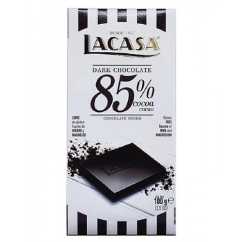 Шоколад "Lacasa" Шоколад чорний 85%, 100г
