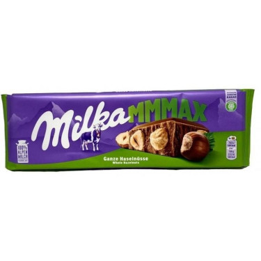 Шоколад "Milka" ganze Haselnusse, 270г, Швейцарія