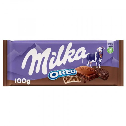 Шоколад "Milka" Oreo Brownie, 100g