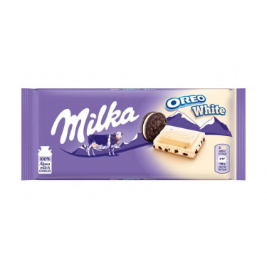 Шоколад "Milka" Oreo White, 100g, Швейцарія