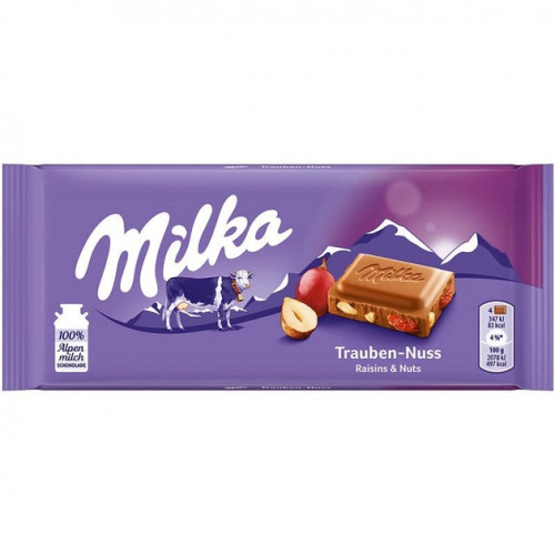 Шоколад "Milka" Raising Nuts, 100g