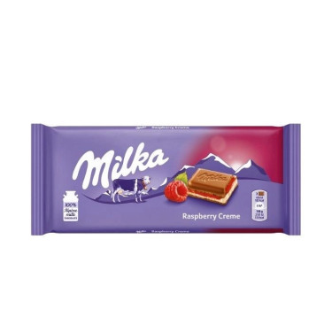 Шоколад "Milka" Raspberry Creme, 100g, Швейцарія