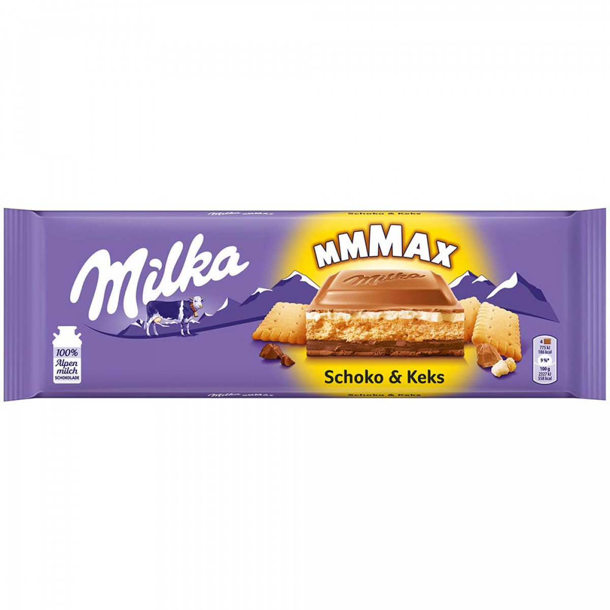 Шоколад "Milka" Schoko Keks,300г, Швейцарія