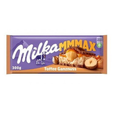 Шоколад "Milka" Toffee Ganznuss, 300g, Швейцарія