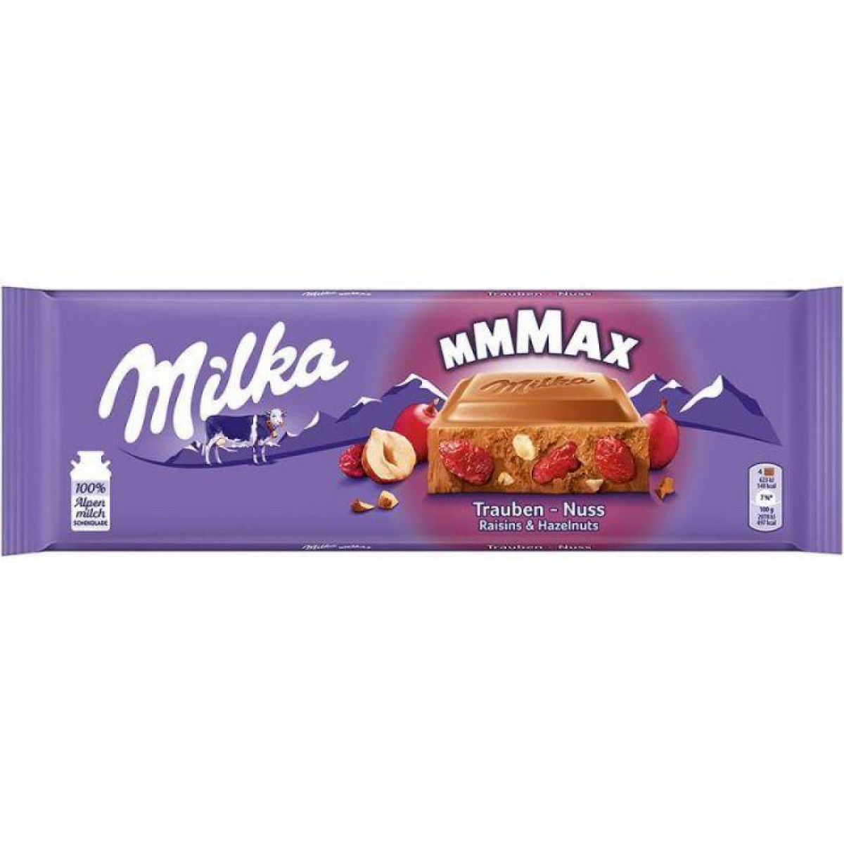 Шоколад "Milka" Trauben-Nuss, 270g, Швейцарія