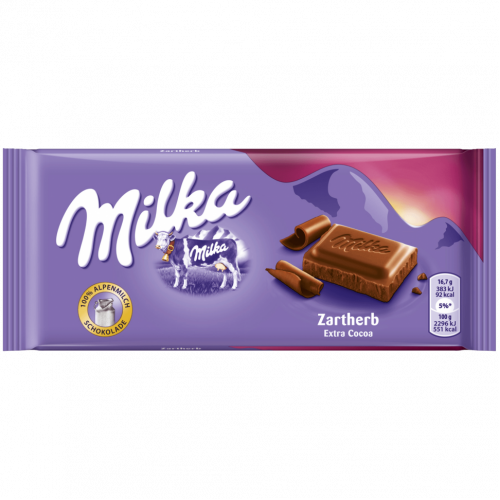 Шоколад "Milka" Zartherb, 100г